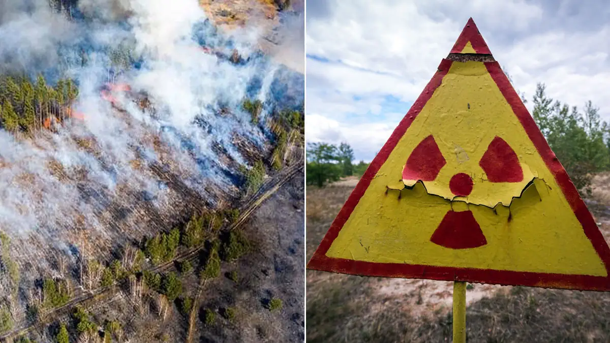 Tschernobyl: Brände in der Ukraine rücken näher an den explodierten Reaktor heran