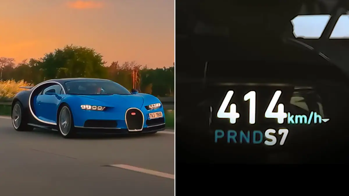 Bugatti Chiron: Besitzer fährt 414 km/h auf deutscher Autobahn