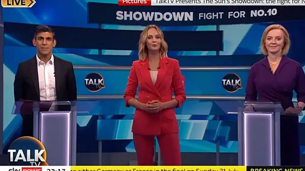 Während TV-Sendung: Moderatorin fällt in Ohnmacht