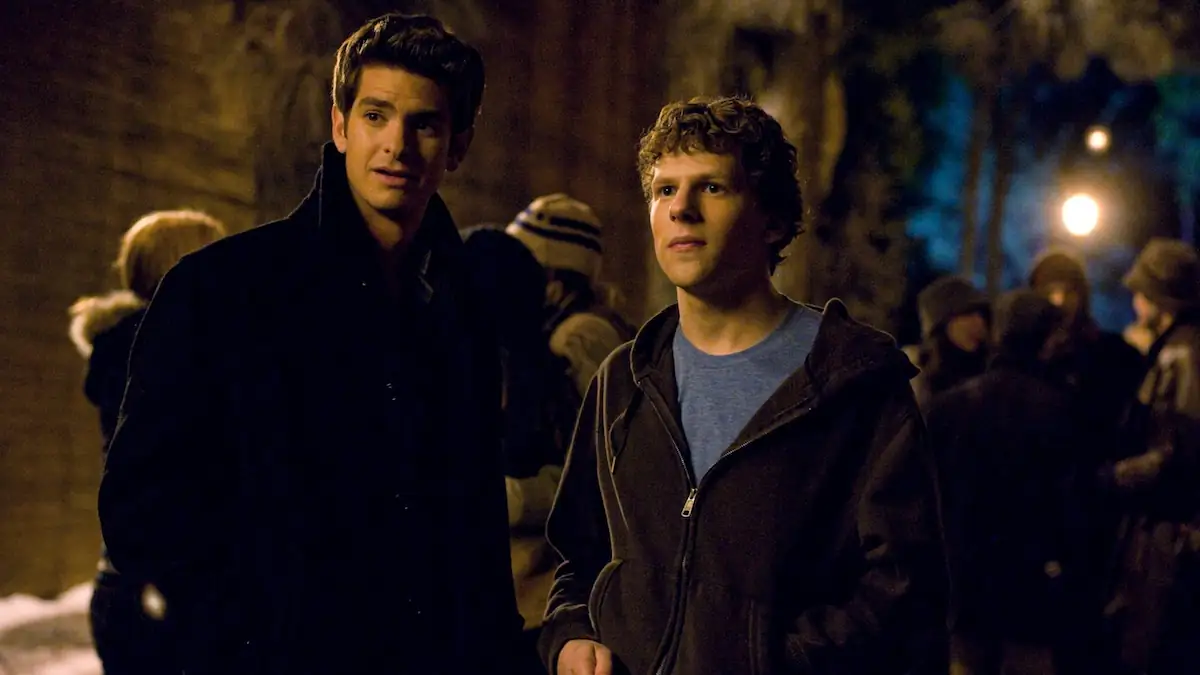 The Social Network: Szene mit Jesse Eisenberg und Andrew Garfield