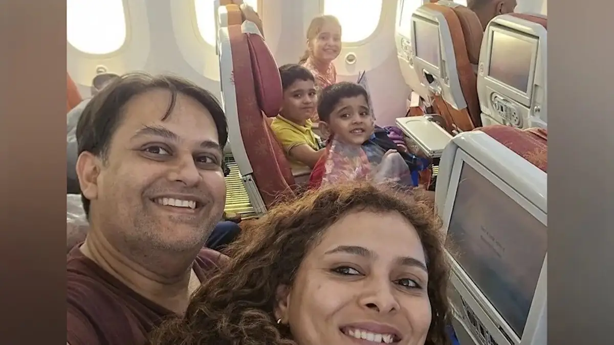 Tragisches letztes Foto vor dem Air-India-Absturz: Familie war auf dem Weg in ein neues Leben