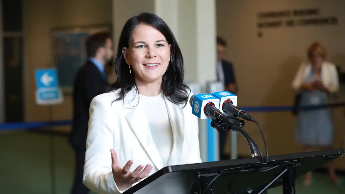 Annalena Baerbock bei der UN