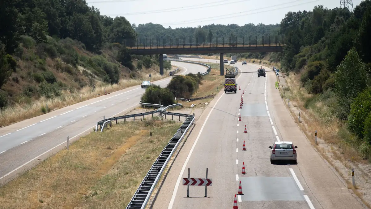 Diogo Jota: Bild der Unfallstelle auf der A52 in Spanien