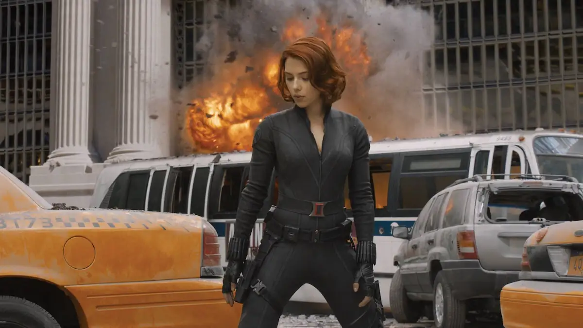 Scarlett Johansson als Black Widow in „The Avengers