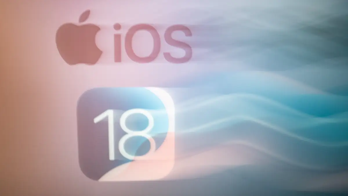 iOS 18 Symbol mit Apple Logo