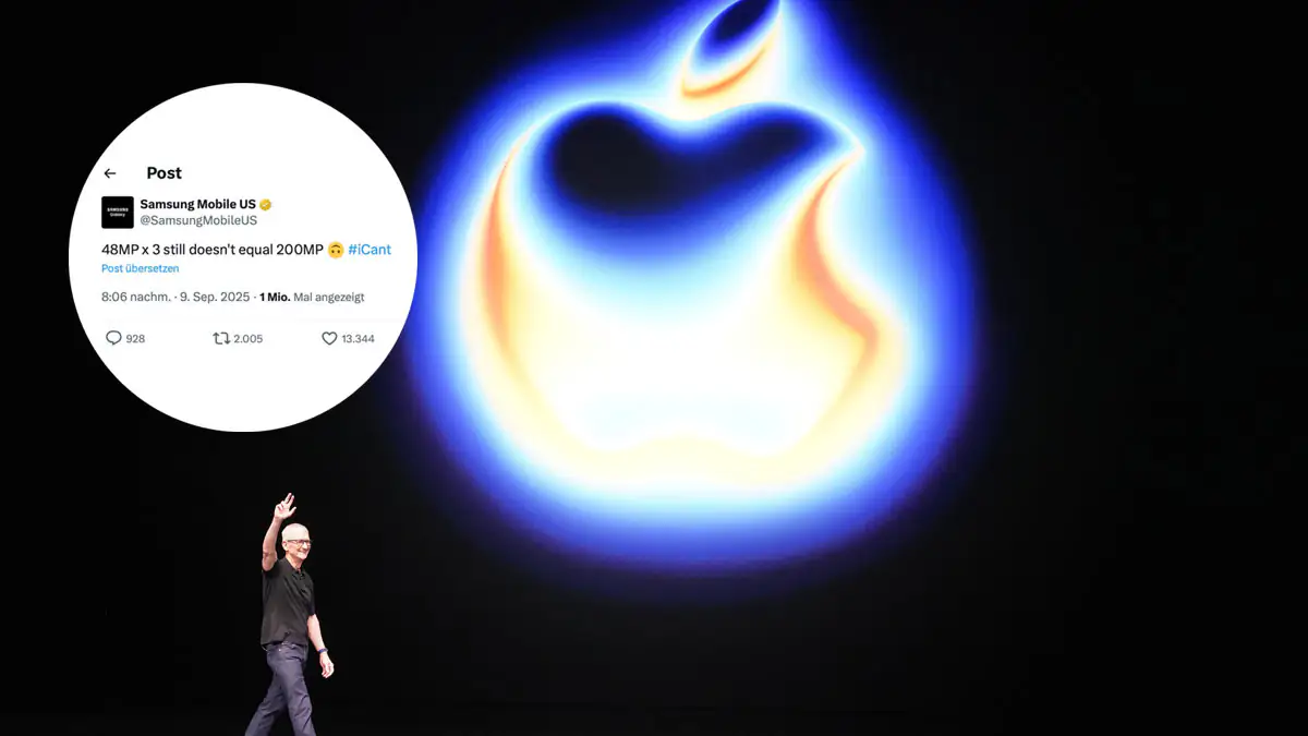Samsung macht sich öffentlich über Apple-Event lustig