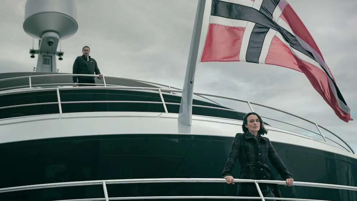 Keira Knightlex im Netflix-Thriller „The Woman in Cabin 10“