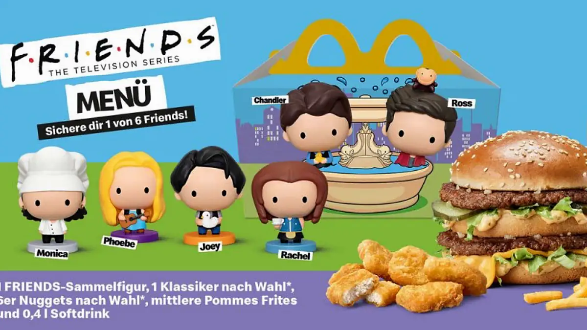 „Friends“-Special: McDonald’s überrascht mit „Happy Meal für Erwachsene“
