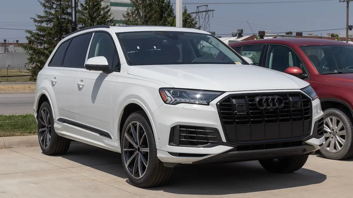 Auto: Audi Q7 in Weiß