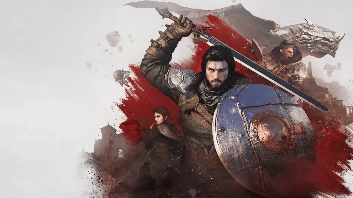 Artwork des Videospiels „Crimson Desert“