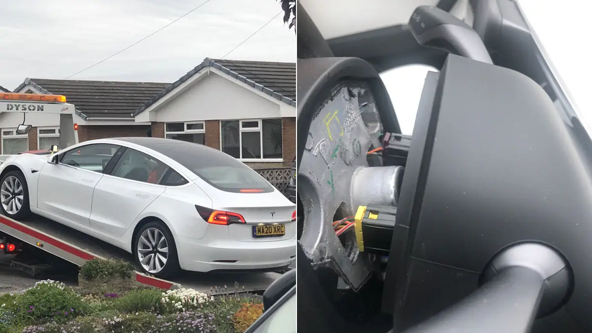 Tesla Model 3: Lenkrad bricht nach einem Monat einfach ab