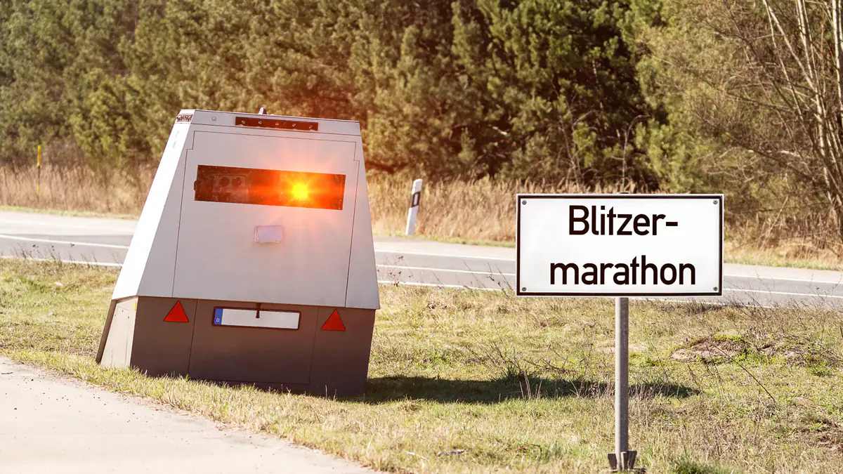 Blitzer-Marathon am 9. April: Hier müssen Autofahrer vorsichtig sein