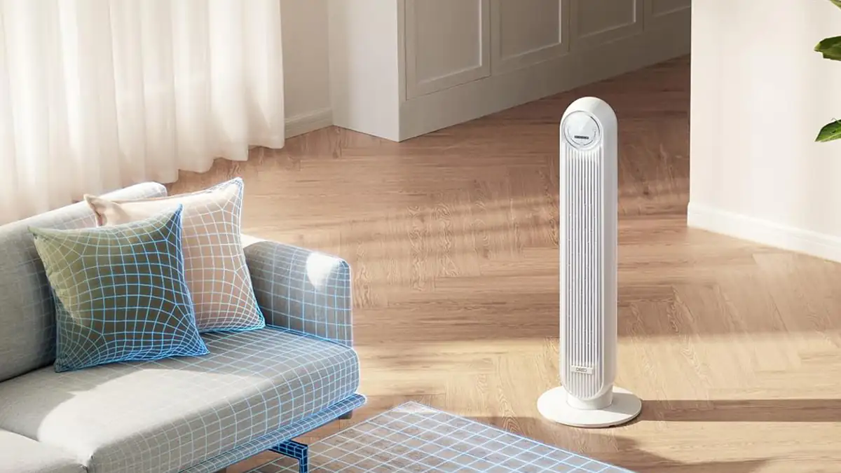 Bestseller auf Amazon: Der "ultraleise" Turmventilator sorgt für einen erholsamen Schlaf im Sommer