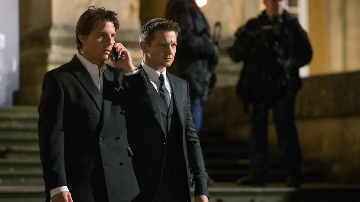 Tom Cruise und Jeremy Renner in „Mission Impossible“