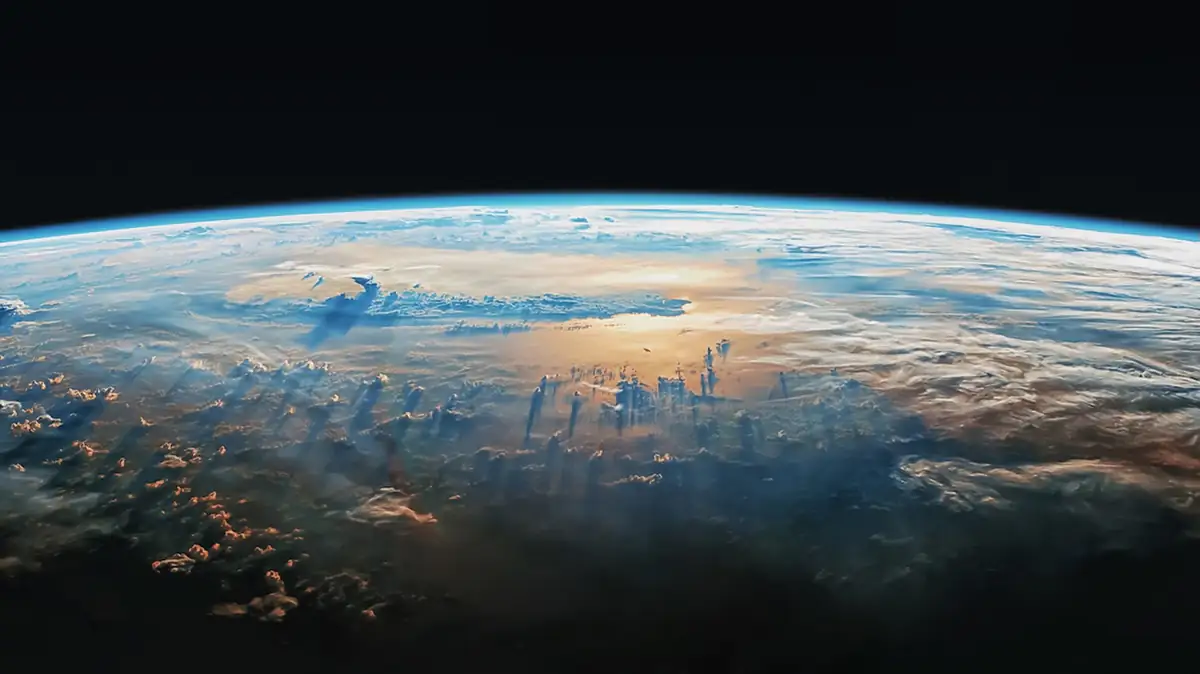 Die Erde aus der Umlaufbahn