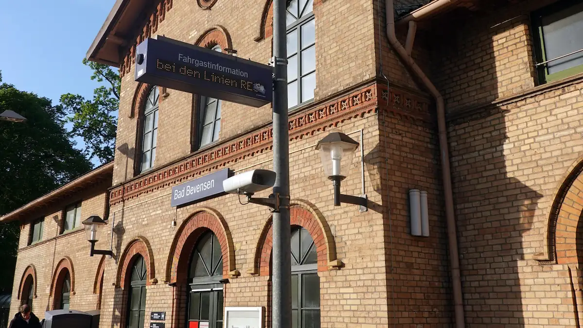 Denkmalgeschütztes Bahnhofsgebäude in Bad Bevensen